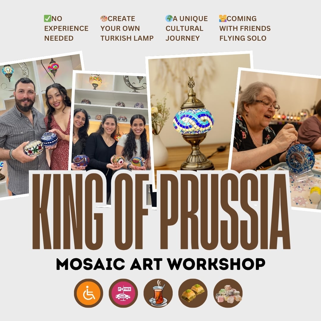 Mosaic Art in King of Prussia | Philadelphia - turkish-lamp-workshop-PedalisaArt