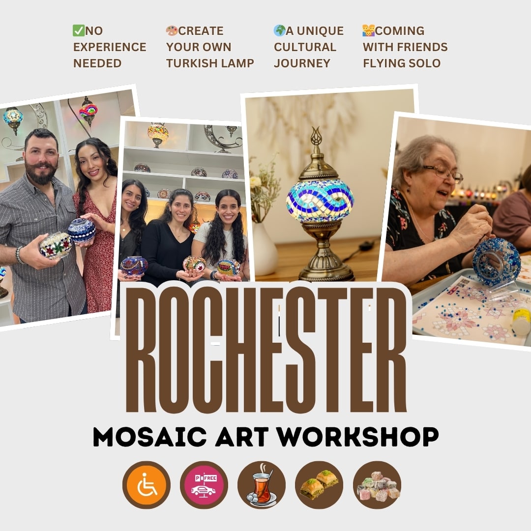 Rochester - Mosaic Lamp Making Workshop - PedalisaArt