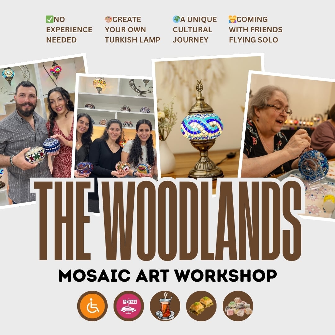 Mosaic Workshop in The Woodlands - turkish-lamp-workshop-PedalisaArt