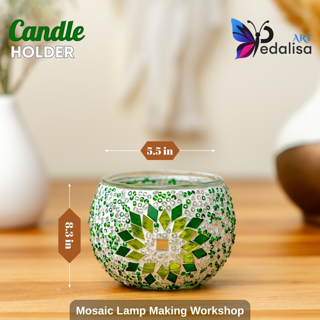 Mosaic Art Class in Wilmington - turkish-lamp-workshop-PedalisaArt