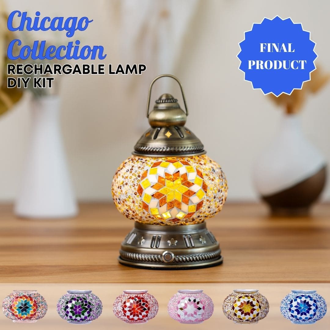 Rechargable Lamp DIY Kits - turkish-lamp-workshop-PedalisaArt