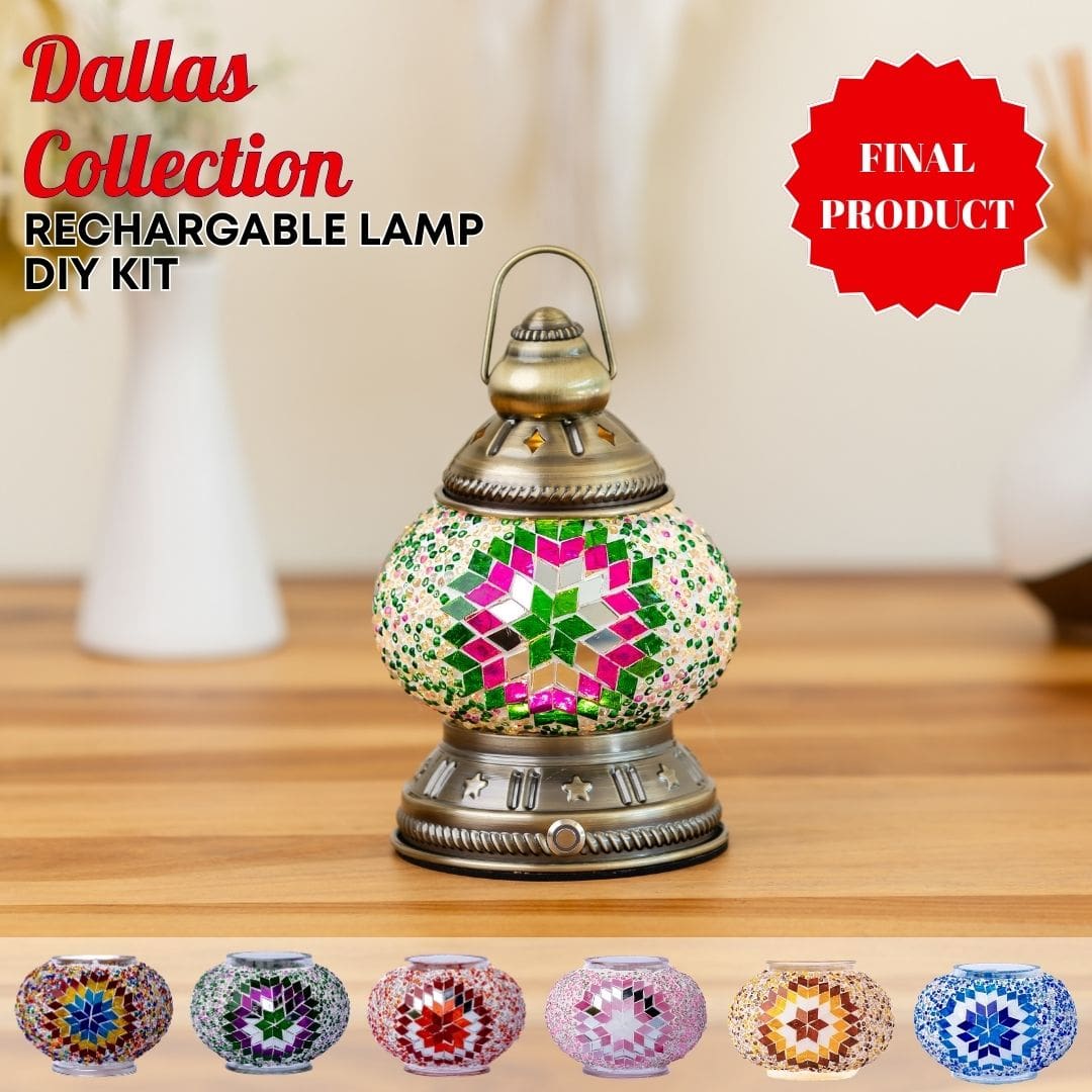 Rechargable Lamp DIY Kits - turkish-lamp-workshop-PedalisaArt