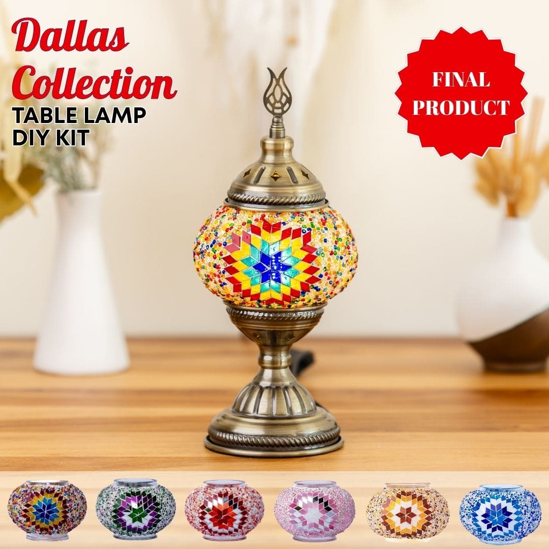 Table Lamp DIY Kits - turkish-lamp-workshop-PedalisaArt