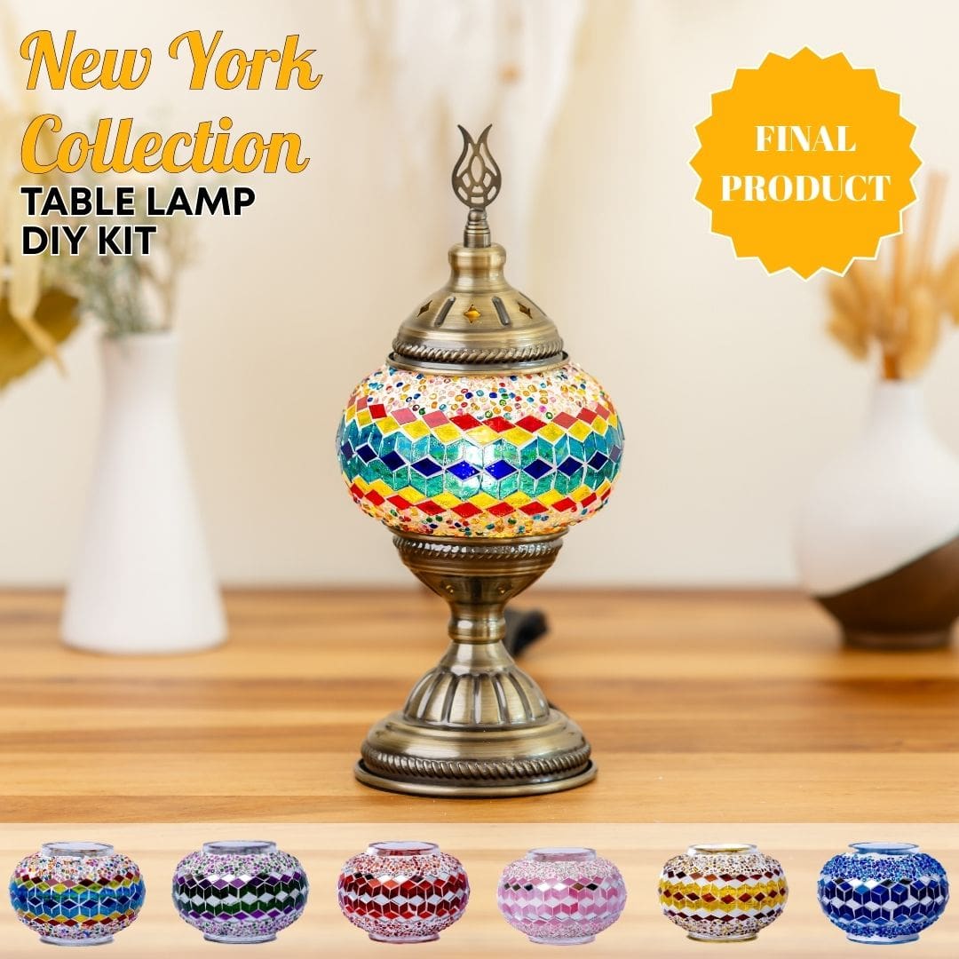 Table Lamp DIY Kits - turkish-lamp-workshop-PedalisaArt
