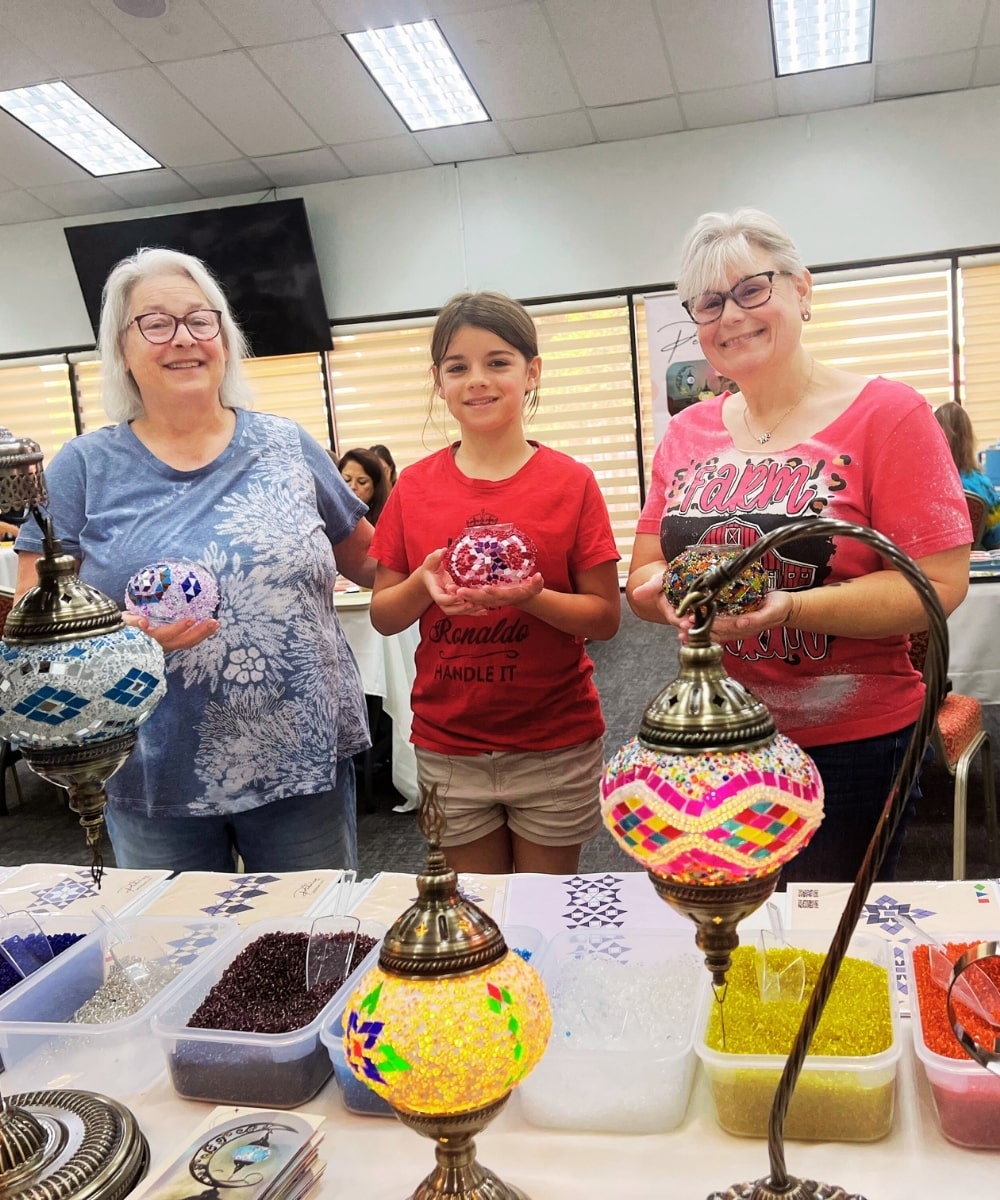 Summer Mosaic Lamp Events Near You – Pedalisa Art Turkish Craft Workshops