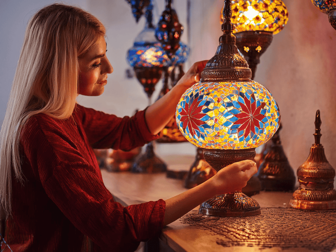 Turkish mosaic lamp workshops san antonio and nearby cities - PedalisaArt