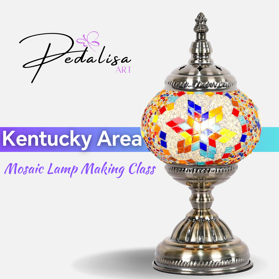 Kentucky Area - Mosaic Lamp Workshops | Pedalisa Art