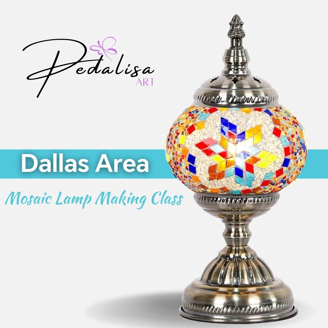 Dallas Area - Mosaic Lamp Workshops | Pedalisa Art - PedalisaArt