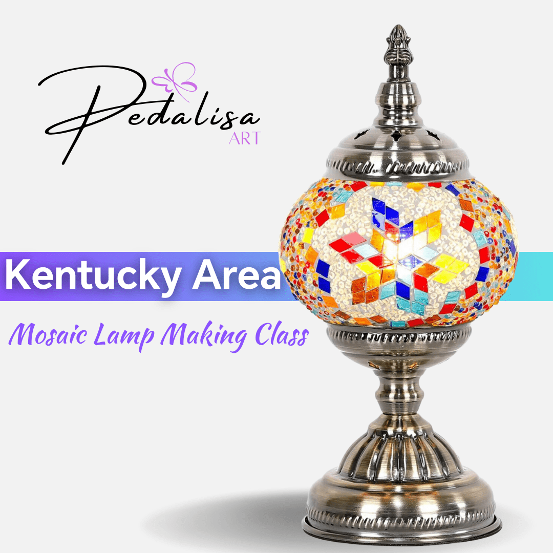 Kentucky Area - Mosaic Lamp Workshops | Pedalisa Art - PedalisaArt