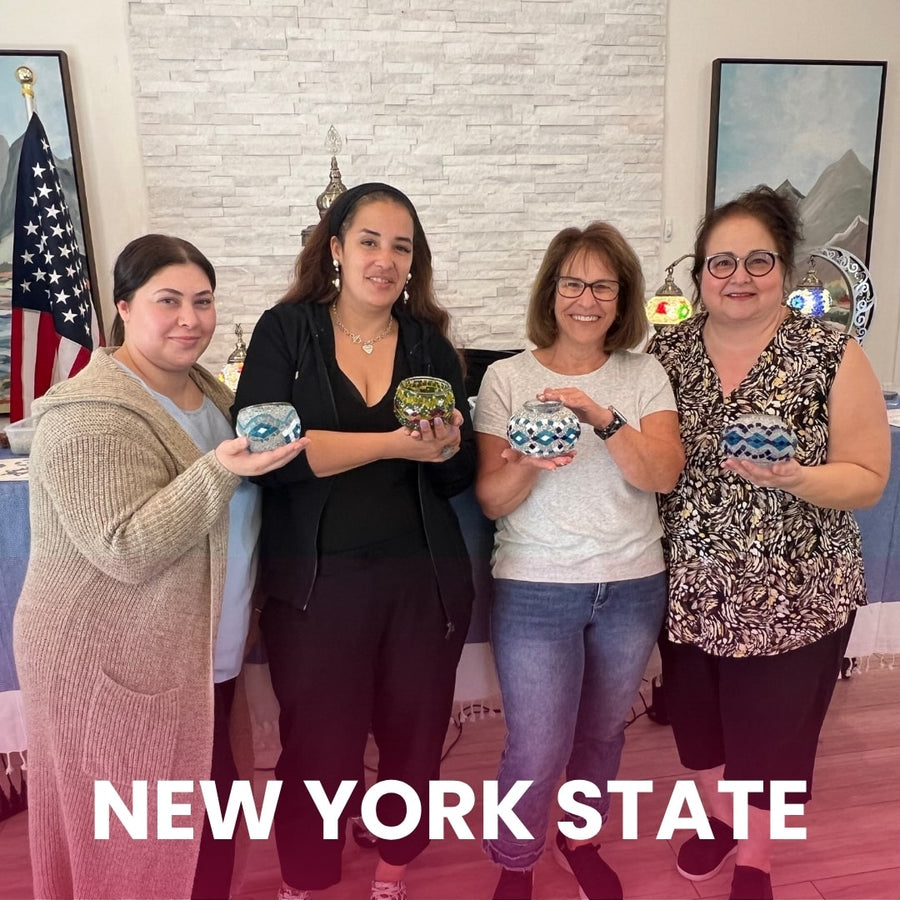 Turkish Mosaic Lamp Workshop in New York State: Buffalo, Rochester, Syracuse