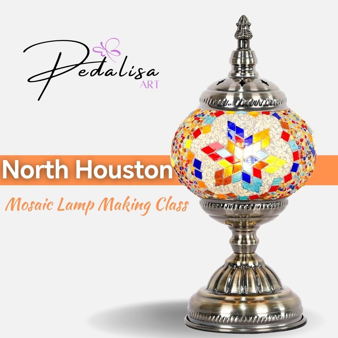 North Houston -  Mosaic Lamp Workshops | Pedalisa Art - PedalisaArt