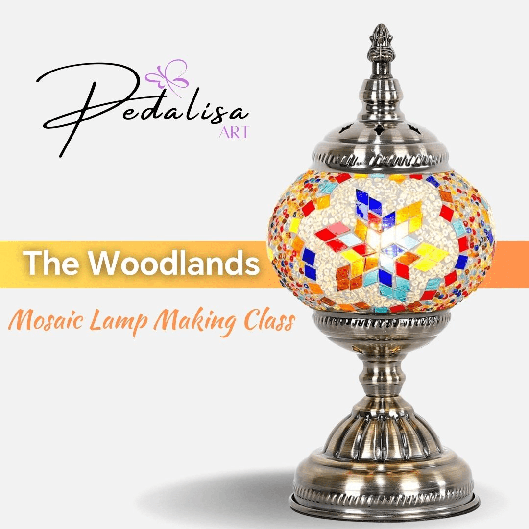 The Woodlands - Mosaic Turkish Lamp Workshops | Pedalisa Art - PedalisaArt