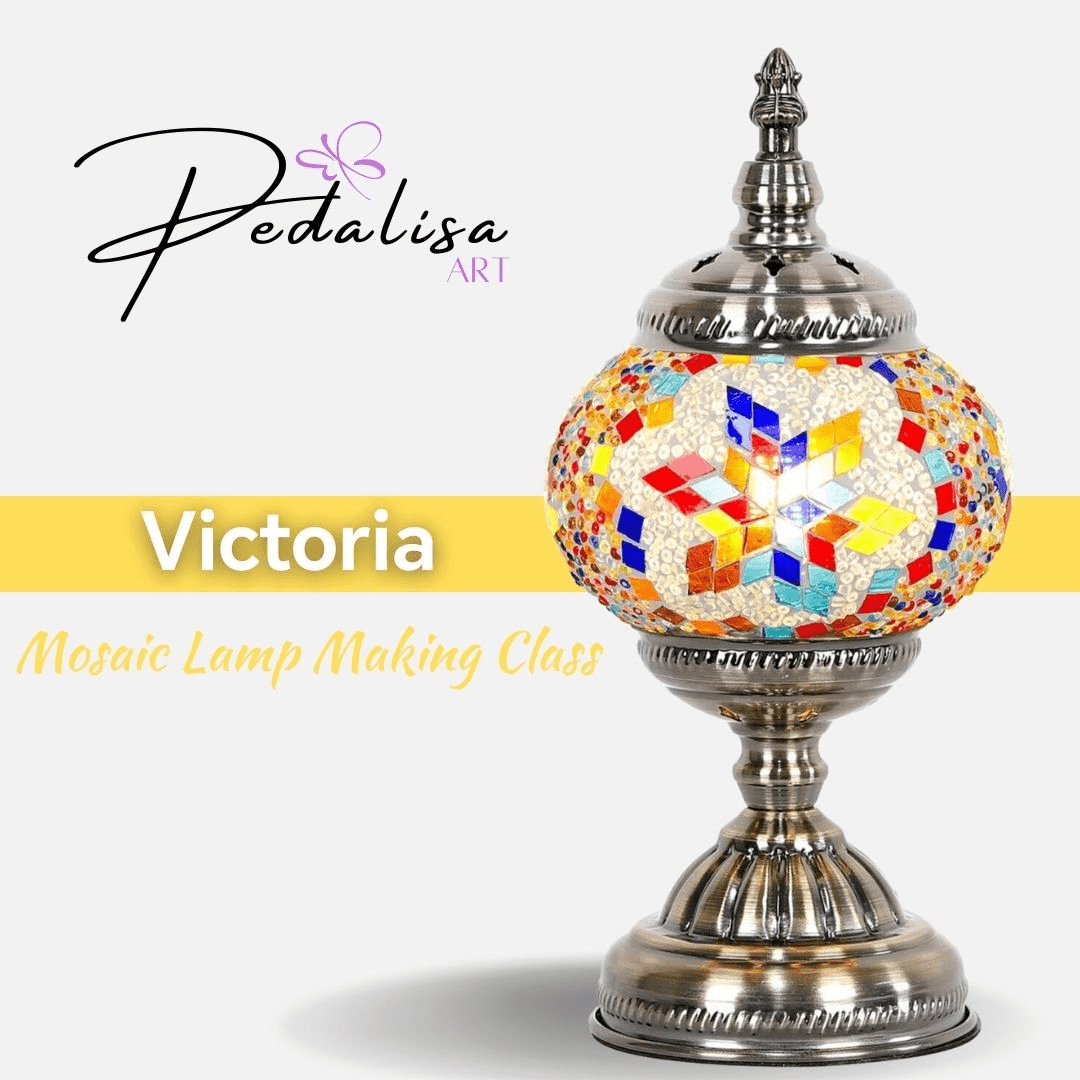 Victoria - Mosaic Lamp Workshops | Pedalisa Art - PedalisaArt