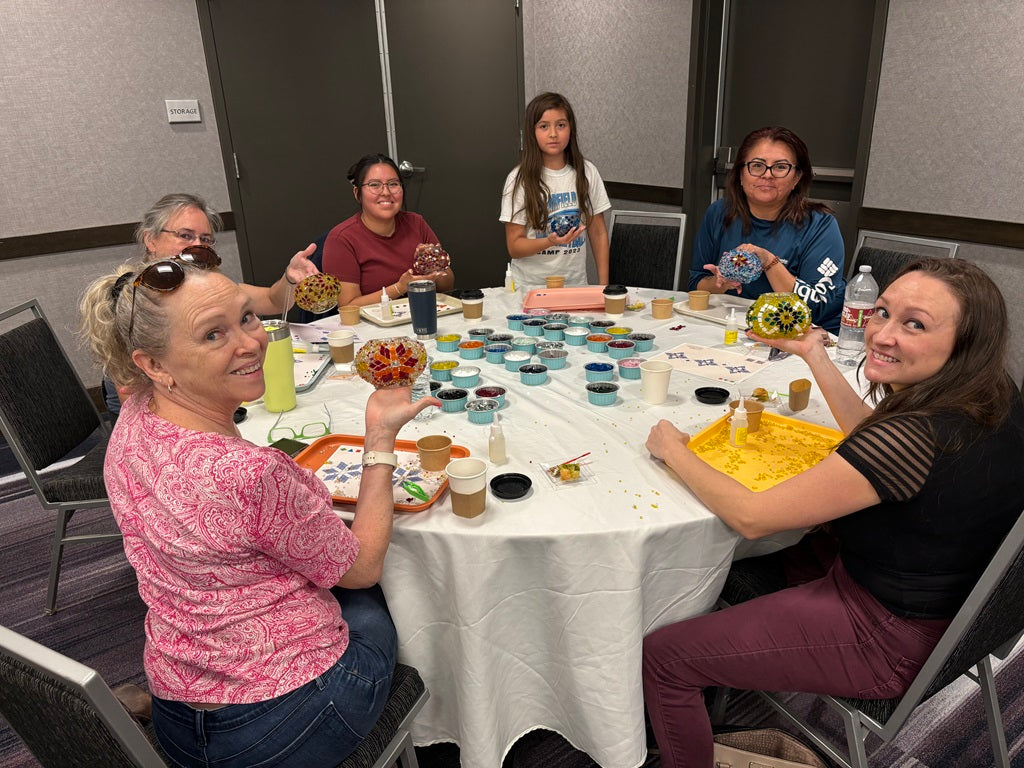 Turkish Mosaic Lamp-Making Workshop Memories
