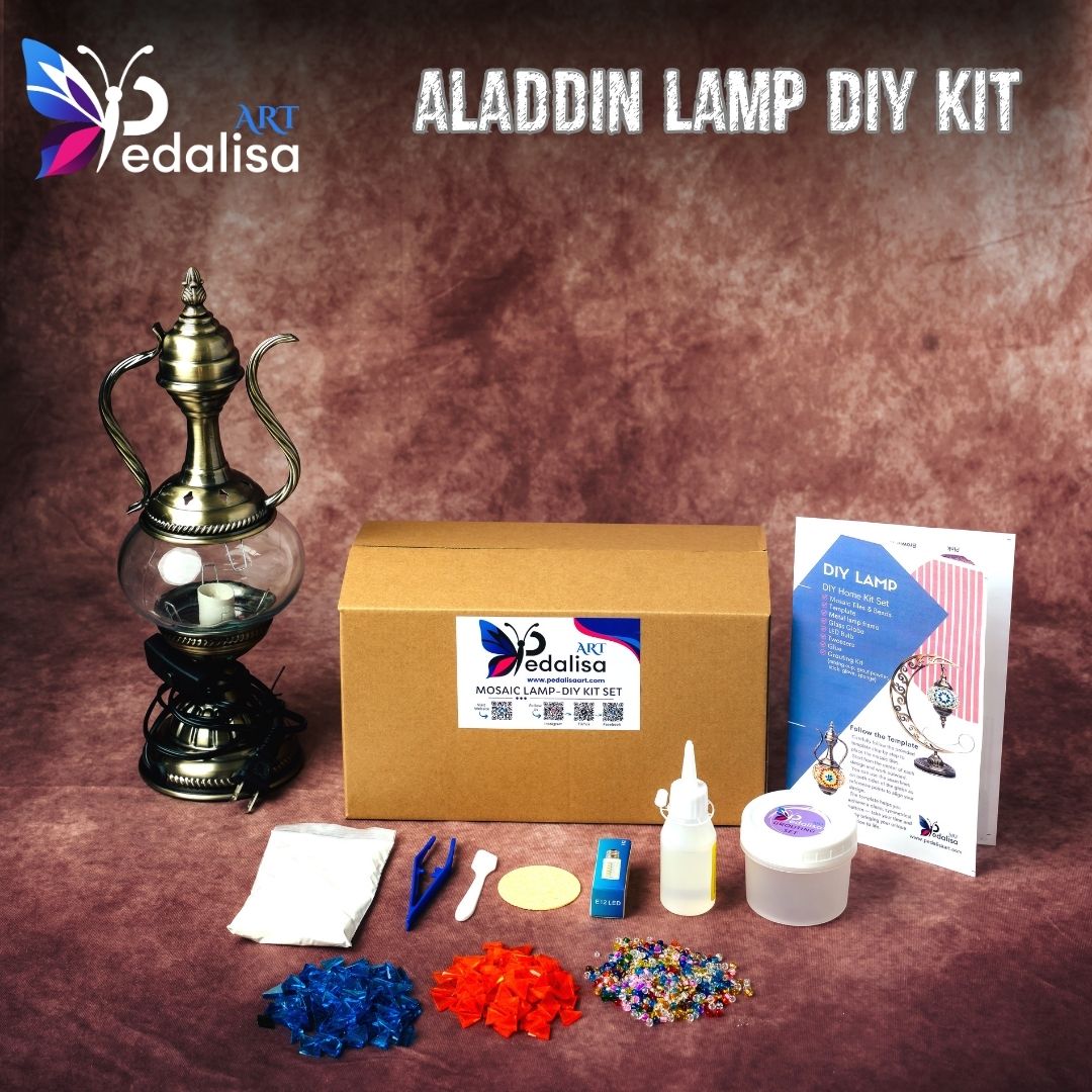 Aladdin Lamp Home DIY Kits Home Decor -  turkish-lamp-workshop-PedalisaArt