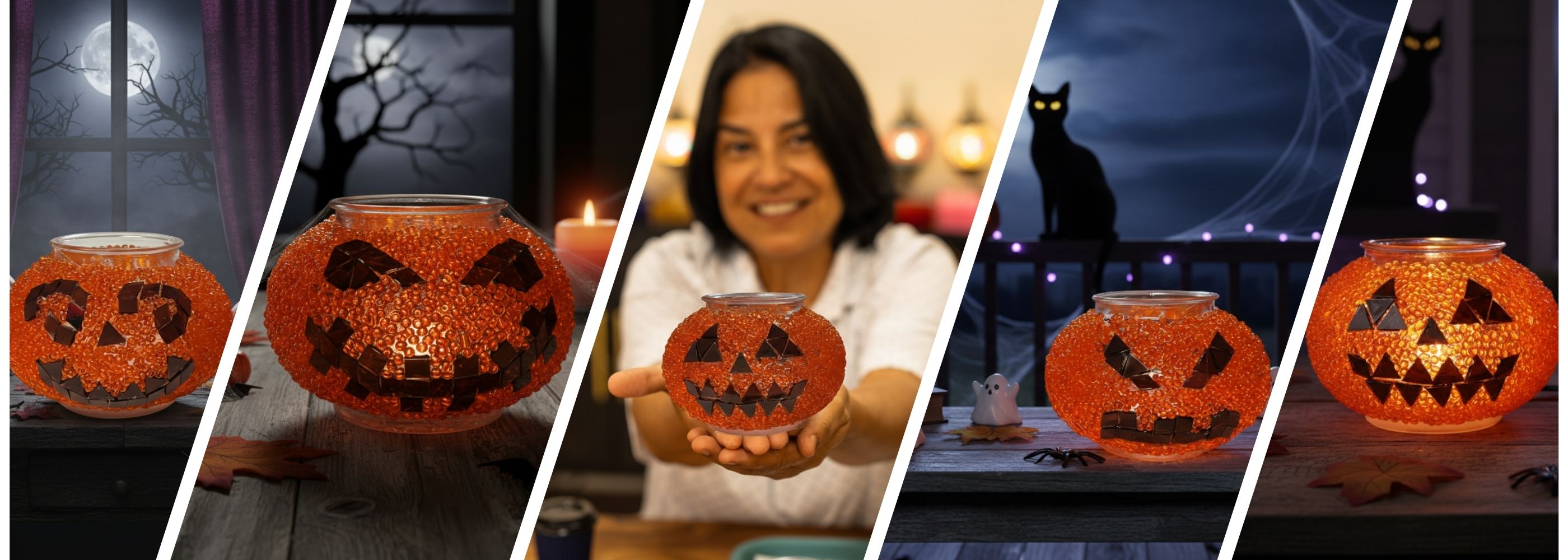 pedalisa art halloween mosaic lamp